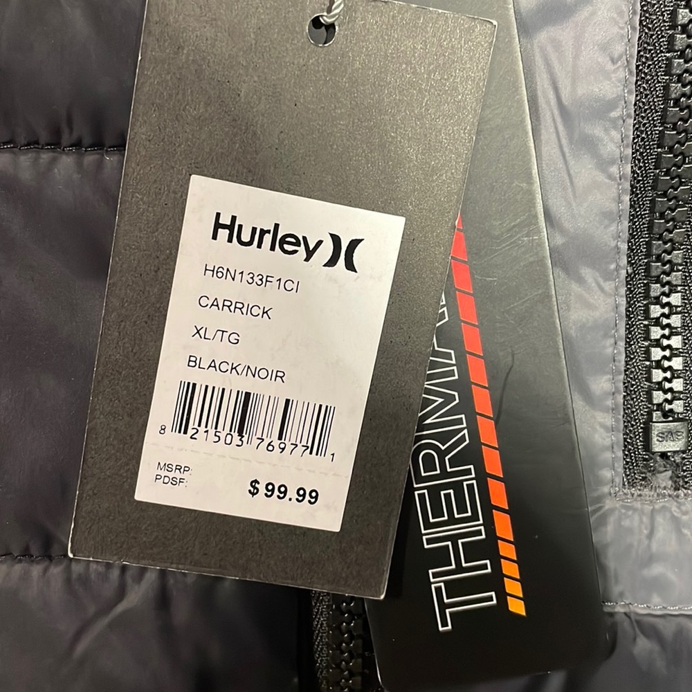 Hurley Carrick Packable Full Zip Puffer Jacket - Picture 5 of 5